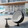Ball Design Armchair - Upholstered in Faux Leather - Baller image 7