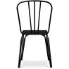 Buy Industrial Style Metal and Dark Wood Chair - Lillor Black 59241 with a guarantee