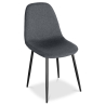 Buy Dining Chair - Upholstered in Fabric - Faby Grey 59158 in the United Kingdom