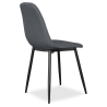 Buy Dining Chair - Upholstered in Fabric - Faby Grey 59158 with a guarantee