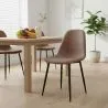 Dining Chair - Upholstered Leatherette - Faby image 7