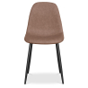 Buy Dining Chair - Upholstered Leatherette - Faby Brown 59170 - in the UK
