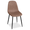 Buy Dining Chair - Upholstered Leatherette - Faby Brown 59170 in the United Kingdom