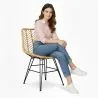Rattan Dining Chair - Boho Style - Mia image 7