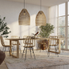 Buy Rattan Dining Chair - Boho Style - Mia Natural wood 59254 - prices