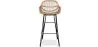Rattan Bar Stool with Armrests - Boho Bali Style - 75cm - Many image 7