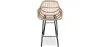 Rattan Bar Stool with Armrests - Boho Bali Style - 75cm - Many image 7