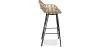 Rattan Bar Stool with Armrests - Boho Bali Style - 75cm - Many image 7