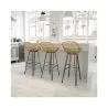 Rattan Bar Stool with Armrests - Boho Bali Style - 75cm - Many image 7