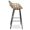Rattan Bar Stool with Armrests - Boho Bali Style - 75cm - Many image 7