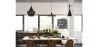 Pack of 3 Pendant Ceiling Lamps - Industrial Design - Extensive image 7