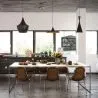 Pack of 3 Pendant Ceiling Lamps - Industrial Design - Extensive image 7