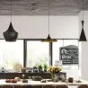Pack of 3 Pendant Ceiling Lamps - Industrial Design - Extensive image 7