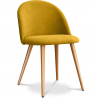 Buy Dining Chair Evelyne Scandinavian Design Premium Yellow 59261 - prices