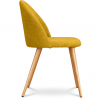 Buy Dining Chair Evelyne Scandinavian Design Premium Yellow 59261 in the United Kingdom