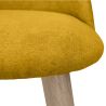 Dining Chair - Upholstered in Fabric - Scandinavian Style - Evelyne image 7