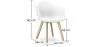 Dining Chair with Armrests - Upholstered in Velvet - Dawick image 7