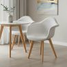 Dining Chair with Armrests - Upholstered in Velvet - Dawick image 7