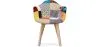 Patchwork Upholstered Dining Chair with Armrests - Pixi image 7