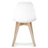Fabric Upholstered Dining Chair - Scandinavian Style - Denisse image 7