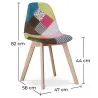 Dining Chair - Upholstered in Patchwork - Simona

 image 7