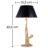 Buy Table Lamp - Gun Design Lamp - Large - Beretta Gold 22732 with a guarantee