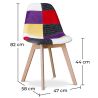 Dining Chair - Upholstered in Patchwork - Tessa  image 7