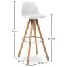 Bar Stool - Scandinavian Design - Muriel image 7