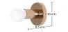 Wall Lamp - Golden Metal - Louisa image 7