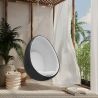 Hanging Egg Chair - Upholstered in Fabric - Eny image 7