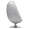 Buy 
Egg Design Armchair - Upholstered in Fabric - Eny Light grey 59313 at Privatefloor