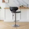Swivel Barstool with Backrest - Curve Back image 7
