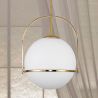 Glass Ball Ceiling Lamp - Golden Pendant Lamp - Anette image 7