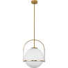 Buy Glass Ball Ceiling Lamp - Golden Pendant Lamp - Anette Gold 59329 - in the UK