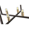 Buy Robson 4 bulbs pendant lamp - Metal Gold 59330 in the United Kingdom