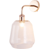 Buy Wall Lamp - Glass Shade - Alessia Transparent 59343 - prices