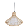 Buy Bamboo Ceiling Lamp - Boho Bali Design Pendant Lamp - Amara Natural wood 59353 - in the UK