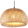 Buy  Bamboo Ceiling Lamp - Boho Bali Design Pendant Lamp - Talli Natural wood 59354 home delivery