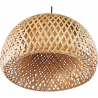 Buy Talli twisted Design Boho Bali ceiling lamp - Bamboo Natural wood 59354 in the United Kingdom