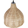 Buy Bamboo Ceiling Lamp - Boho Bali Design Pendant Lamp - Baro Natural wood 59355 at Privatefloor