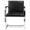Office Chair with Armrests - Desk Chair Upholstered in Leatherette - Brama image 7