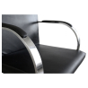 Buy Office Chair with Armrests - Desk Chair Upholstered in Leatherette - Brama Black 16807 in the United Kingdom