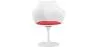 Dining Chair with Armrests - White Swivel Chair -Tulipan image 7