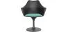 Dining Chair with Armrests - Black Swivel Chair - Tulipan image 7