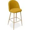 Fabric Upholstered Stool - Scandinavian Design - 76cm - Evelyne image 7