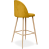 Buy Fabric Upholstered Stool - Scandinavian Design - 73cm - Evelyne Yellow 59356 with a guarantee