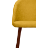 Buy Fabric Upholstered Stool - Scandinavian Design - 73cm - Evelyne Yellow 59357 - prices