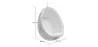 Hanging Egg Design Armchair - Upholstered in Fabric - Eny image 7