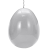 Buy Hanging Egg Design Armchair - Upholstered in Fabric - Eny Light grey 59352 at Privatefloor
