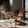 Wooden Outdoor Chair with Armrests - Adirondack Garden Chair - Adirondack image 7